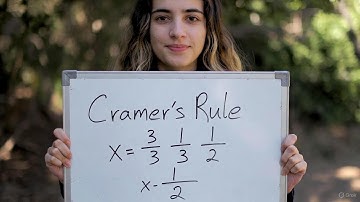 Cramer s Rule   3x3 Linear System