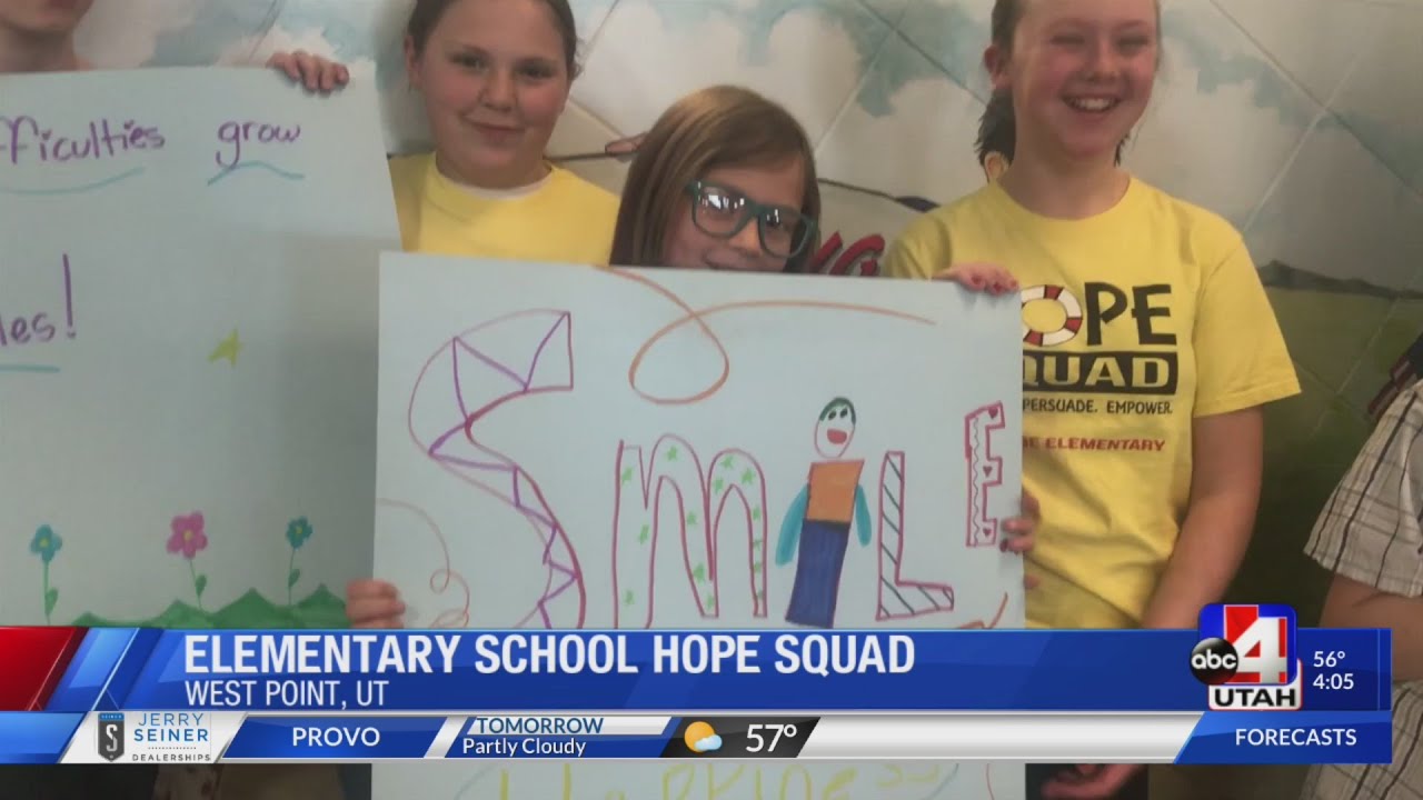Elementary school Hope Squad YouTube