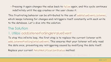 Fixing the Infinite Toggle Problem in Firebase Realtime Database with Kotlin