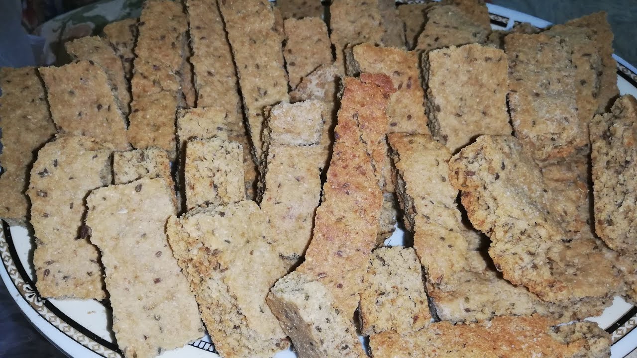 بسكويت الينسون بالدقيق الاسمر للدايت بطريقة بسيطه من مطبخ فاطمه وسعاد
