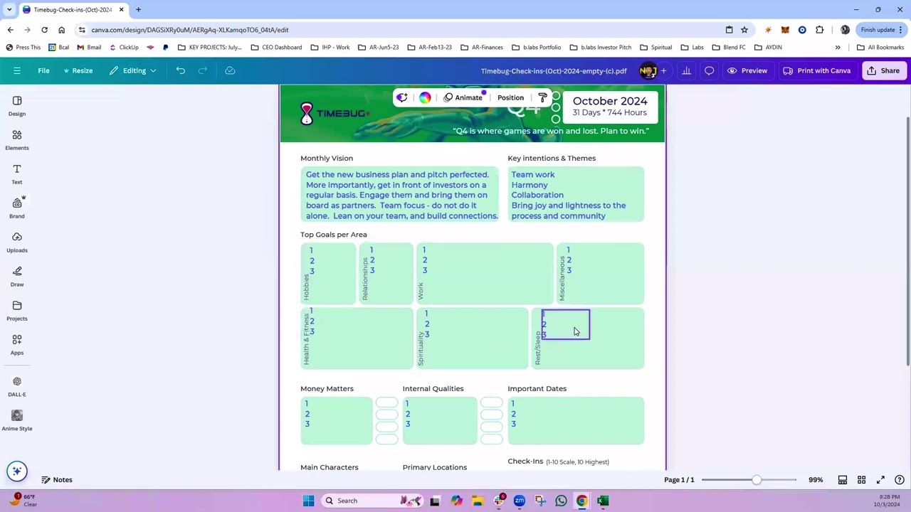 Creating Your Vision For Q4-2024, Timebug Style