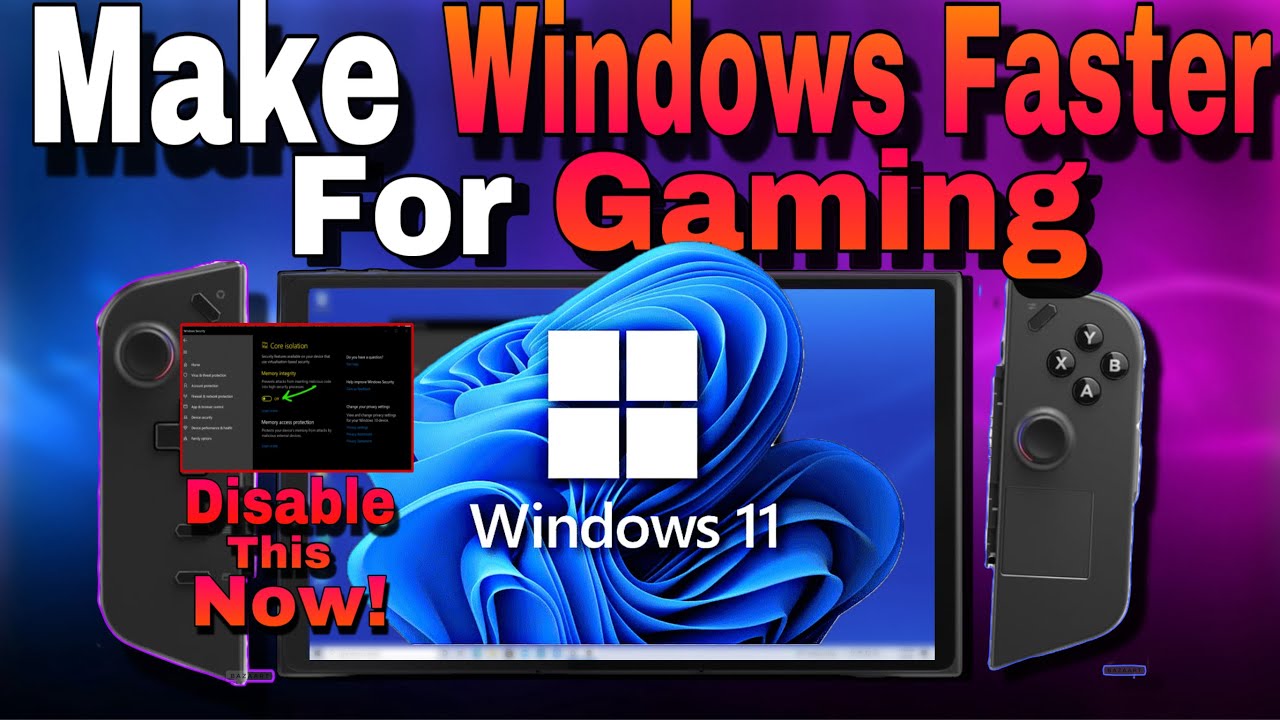 Legion Go Full Optimization For Gaming On Windows Boost Performance | Repost