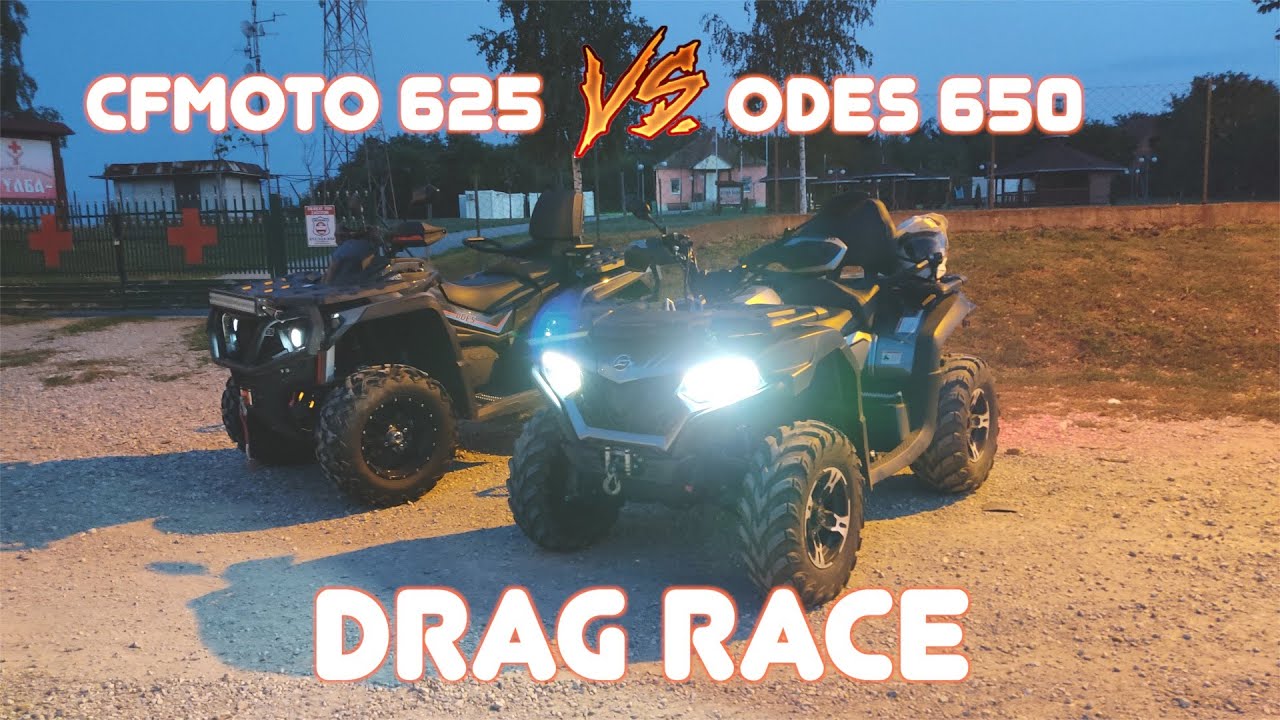 CFMOTO 625 VS ODES 650 LANDCROSS | DRAG RACE - YouTube