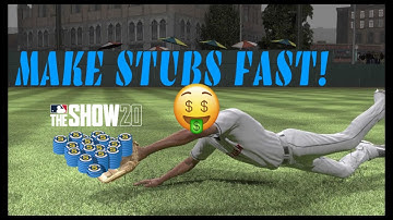 ULTIMATE Stub Making Method! (MLB The Show 20 Tips)