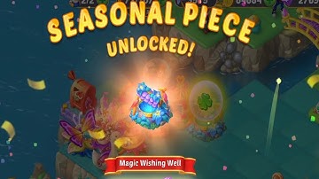 Evermerge - I got the magic wishing well earlier than expected! another season piece unlocked