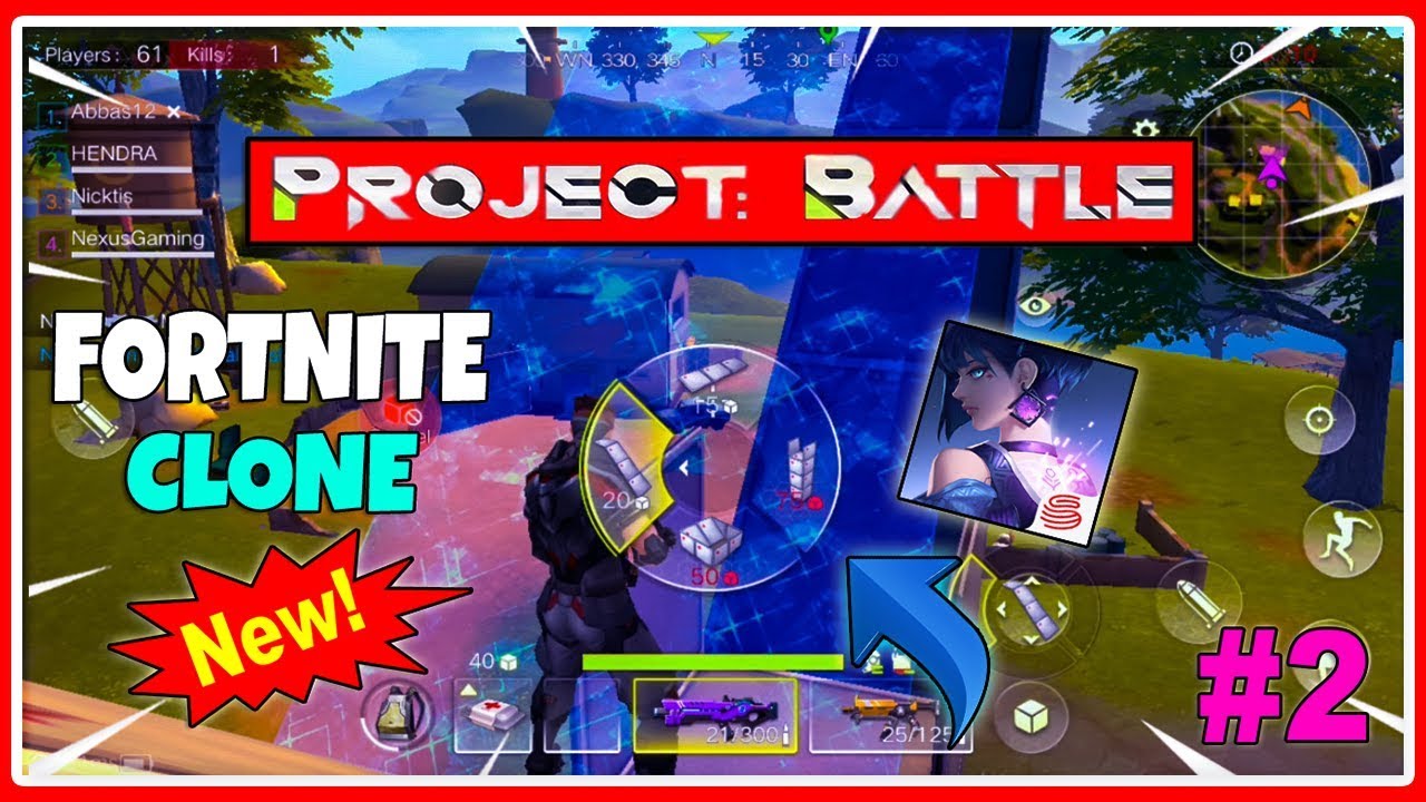 Fortnite Android Project Battle Android Gameplay 2 Youtube