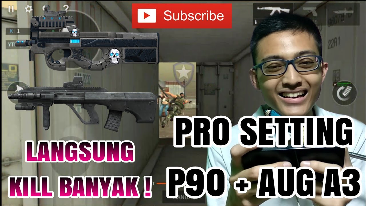 Setting Kontrol PRO P90 Dan AUG A3 Di Point Blank Strike PBStrike