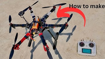 Hexacopter drone build at home