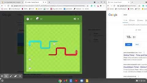 Google Snake Game| Yin Yang Mode, 3 Apples, Large (Fast)