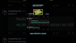 Nailed $48k Long Off Yellow ❌’s  And Money Flow 💸 #marketcipher #trading #empoweringtraders #btc