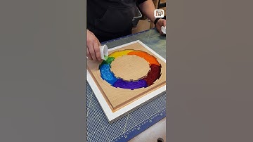 Timeless Artistry - Epoxy Resin and Wood Wall Clock