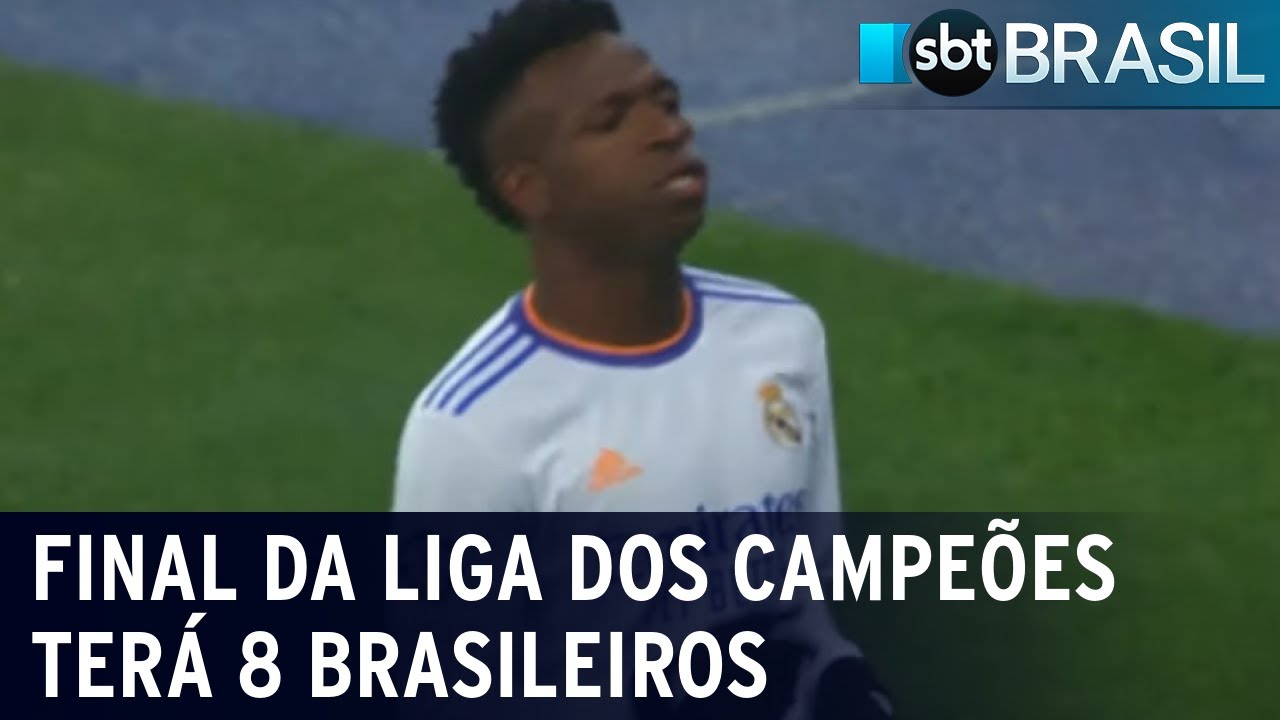 Final da Liga dos Campeões terá 8 brasileiros | SBT Brasil (25/05/22)