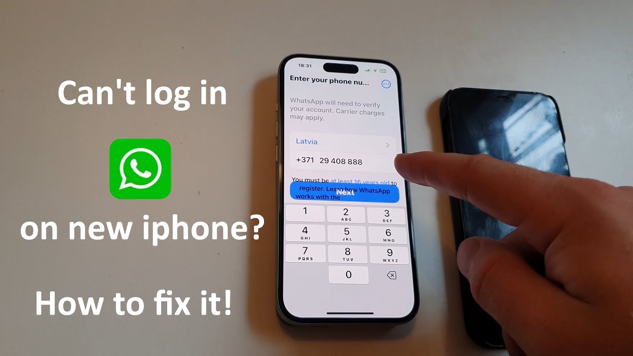 How to login WhatsApp on new iPhone 15