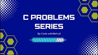 #1. C Practice Problems Series- Converting celsius To Fahrenheit Temperature |Code With Bahuli|