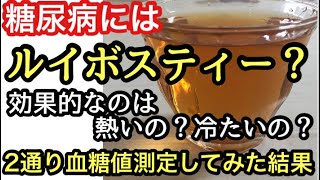 【糖尿病 対策】ルイボスティーの効果 ２通りの飲み方 驚愕の血糖値結果を考えた