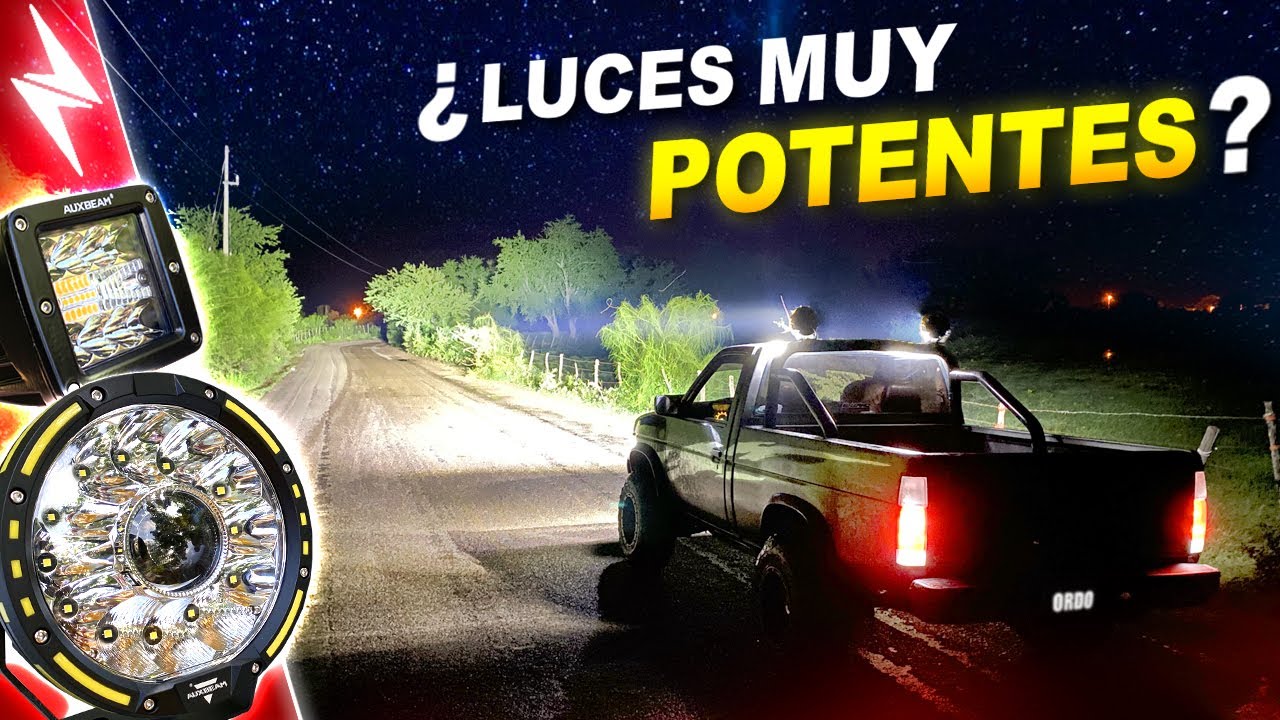 Los MEJORES FAROS LED en PICKUP D21 4X4 | LUCES AUX BEAM | OrdoTunes