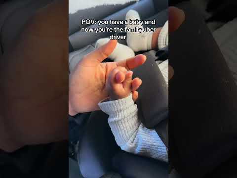 Your passenger princess gone just like that 😂  #newborn  #couple #parenting