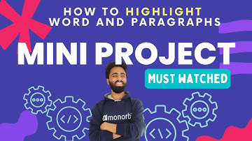 How to highlight text in paragraph || Best ReactJS Project for Beginners