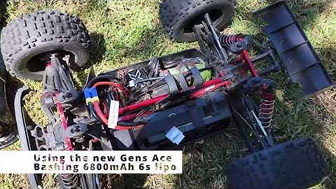 Arrma Outcast 6s EXB Standing Backflips Easily with Castle Mamba Monster X 8s 1717 1650kv