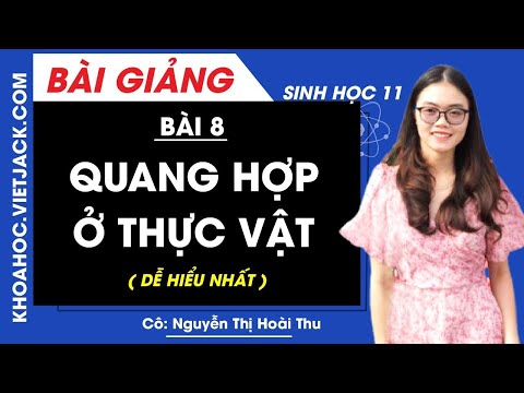 Video Quang hợp ở thực vật - Bài 8 - Sinh học 11 - Cô Nguyễn... - youtube