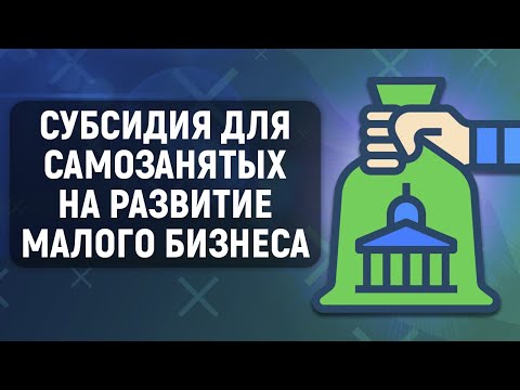 Субсидия для самозанятых на развитие малого бизнеса