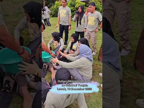 Outbond Konsolidasi KPU se Sulawesi Tengah. Luwuk, 16 Desember 2023