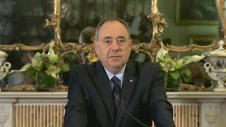 Alex Salmond announces his resignation | Channel 4 News