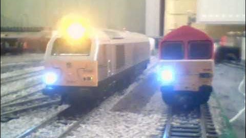 Hornby DB Schenker 59 & EWS Managers Train 67