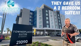 Towneplace Suites Clearwater - FULL TOUR! We Got an Upgrade! 2 Bedroom Suite with Full Kitchen!!!
