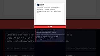 ❌ FALSE: "Suicidal empathy means preying upon people's empathy" #Shorts