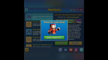 Free gems in mailbox ! 🤑 Pixel Gun 3D