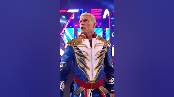 WOAHHHHH!!! MAIN EVENT 1 of 2 for Cody Rhodes… 👏👏👏 #WrestleMania