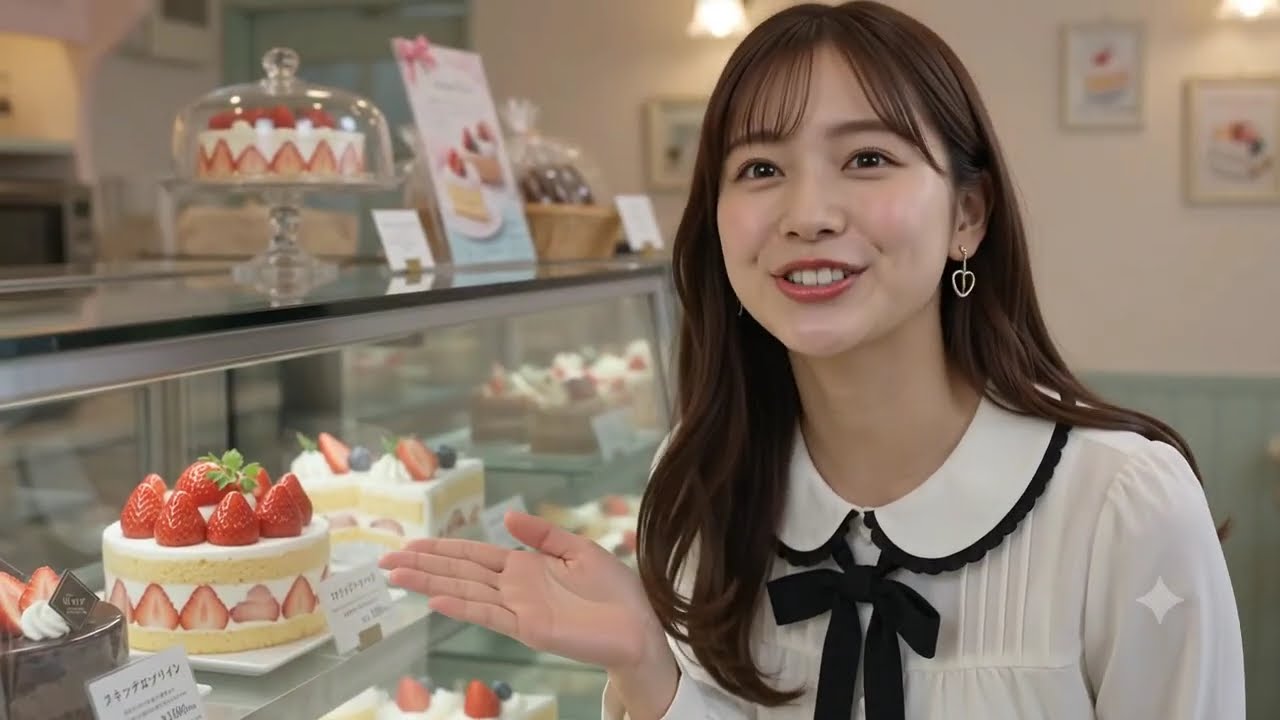 52867:イチゴケーキ。 - YouTube