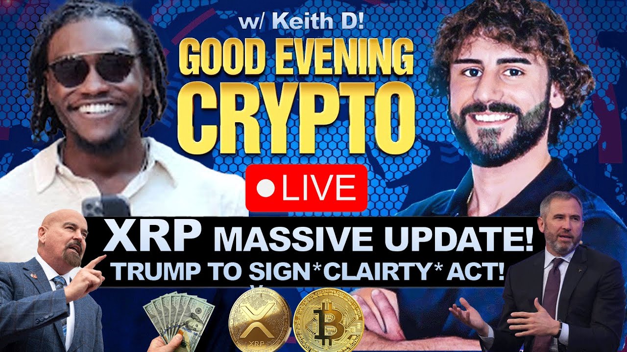 🚨 BREAKING: TRUMP TO SIGN CLARITY ACT "VERY SOON" 🚨 WEF STATES $XRP IS KEY FOR TOKENIZED ASSETS!