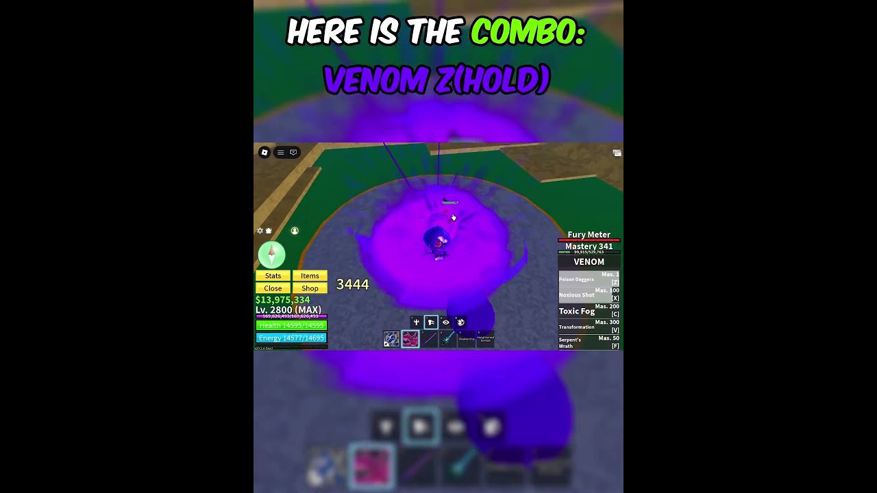 Krazy Venom Combo😈