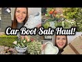Car Boot Sale Haul | Amazing Finds | Garden &amp; Plant Haul | Kate McCabe | Kates Georgian Home 2023