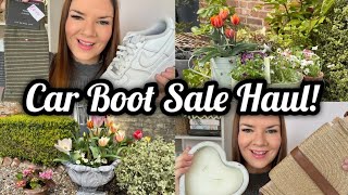 Car Boot Sale Haul | Amazing Finds | Garden & Plant Haul | Kate McCabe | Kates Georgian Home 2023