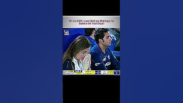 🔥 MI vs CSK: Malinga ki Last Ball ne Sabka Dil Tod Diya! 😱🏏