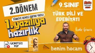 9snf  Trk Dili Ve Edebiyat  2dnem  1yazlya Hazrlk  Kadir Gm  2025 cretsiz Pdf