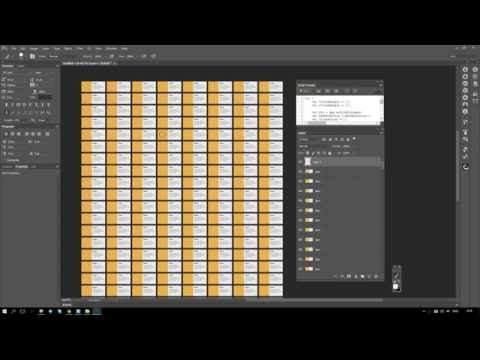 MakeGrid Script for Photoshop / Concept