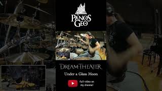 Dream Theater - Under a Glass Moon | DRUM COVER (3) 🥁🥁🥁 #shorts Panos Geo Covers