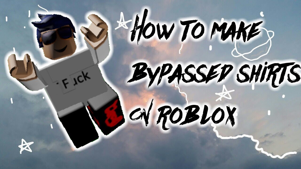 How To Create Bypassed Shirts On Roblox Youtube