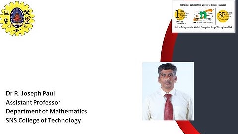 Eigen Value and Eigen Vector | SNS Institutions