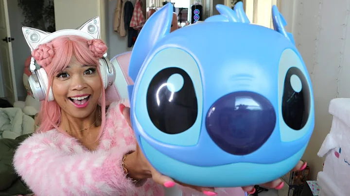 OPENING A BUNCH OF STITCH STUFF! Giant Stitch Head, Stitch PopMart, and More!