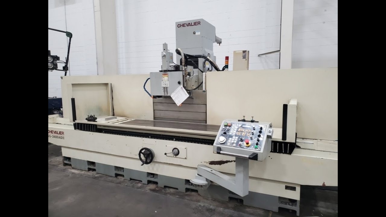 24" x 80" Chevalier CNC Grinder at Hildebrand Machinery YouTube
