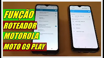 Como compartilhar a Internet do meu Motorola?