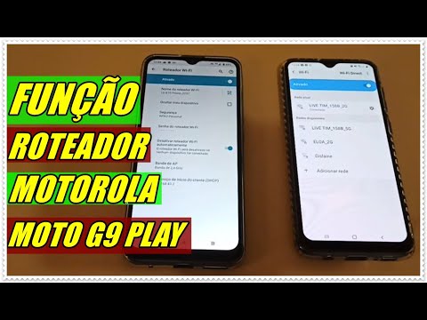 Como Ativar e Usar a Função ROTEADOR No Celular Motorola Moto G9 Play