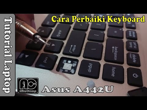cara perbaiki tombol keyboard Laptop Asus A442U