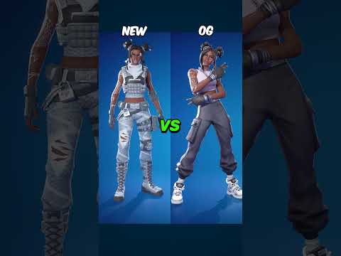 OG Season 8 vs NEW Skins #shorts #fortnite