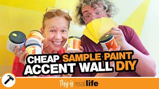 Cheap Sample Paint Accent Wall DIY